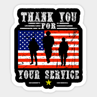 Veterans day thank you for your service Sticker